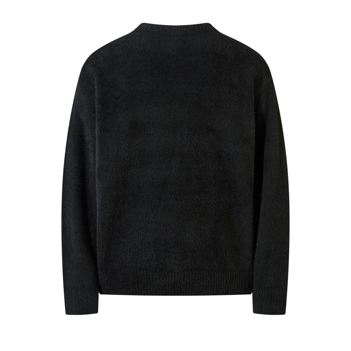 Madxmarx Statement Text Fuzzy Knit Sweater