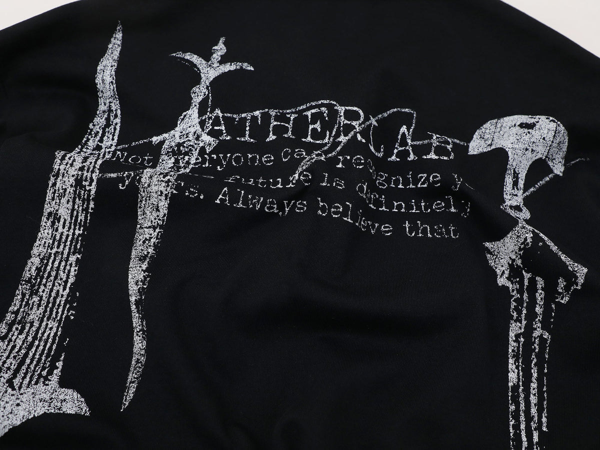 Madxmarx Layered Graphic Long Sleeve Polo