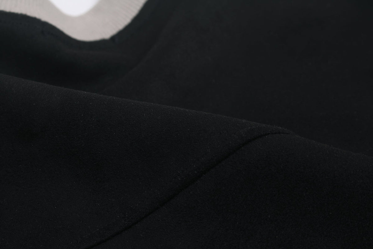 Madxmarx Contrast Panel Washed Long Sleeve Tee