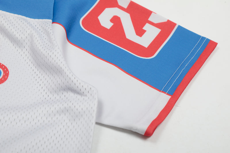 Madxmarx Retro Colorblock Sports Jersey