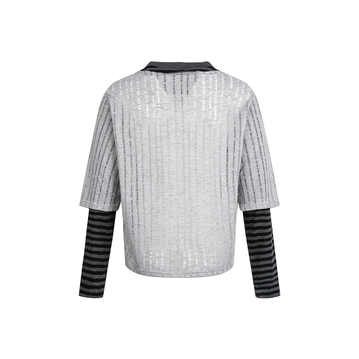 Madxmarx Layered Patchwork Sweater