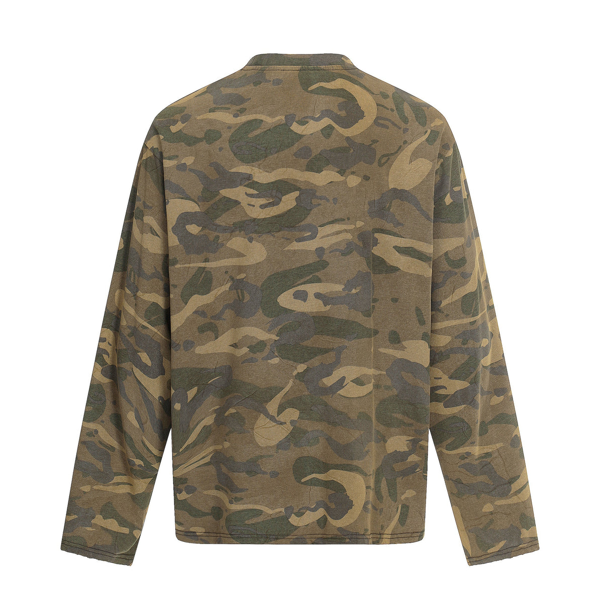 Madxmarx Camo Graphic Long Sleeve Tee