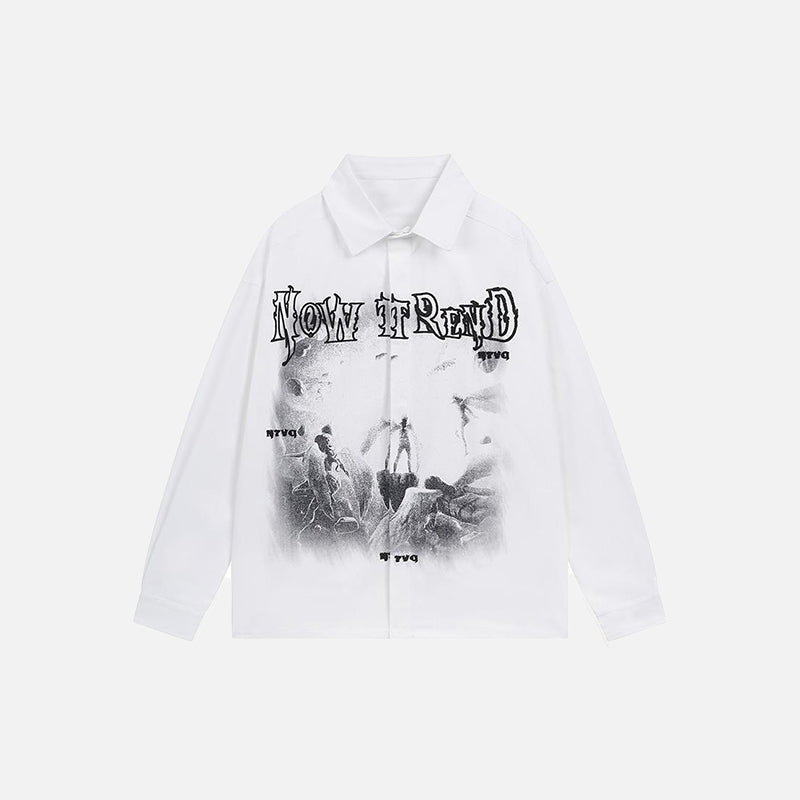 Camisa con estampado "New Trend" de Mountain War