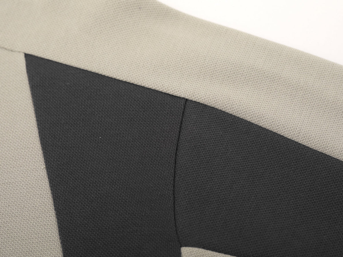 Madxmarx Contrast Panel Polo Sweatshirt