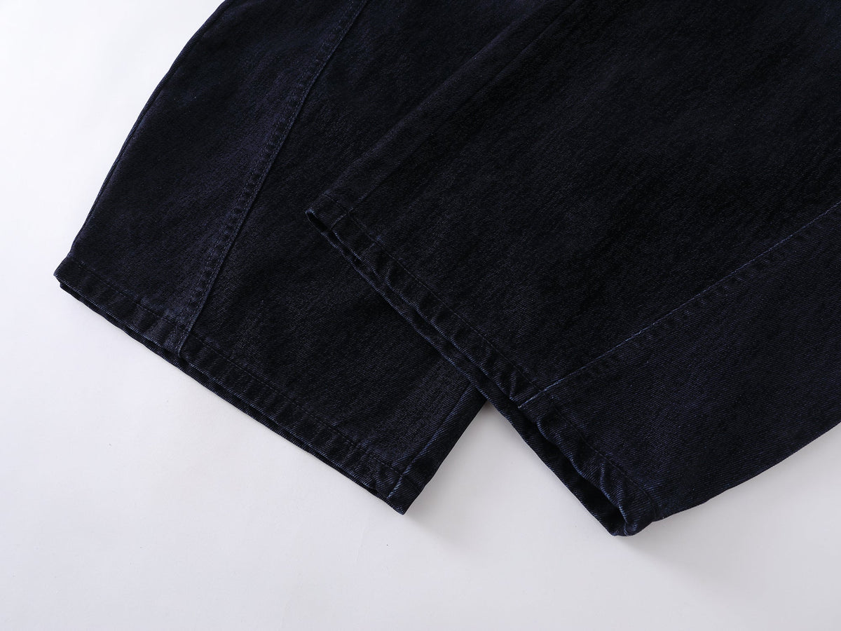Calça Jeans Wide-Leg Madxmarx Azul Índigo Desbotado