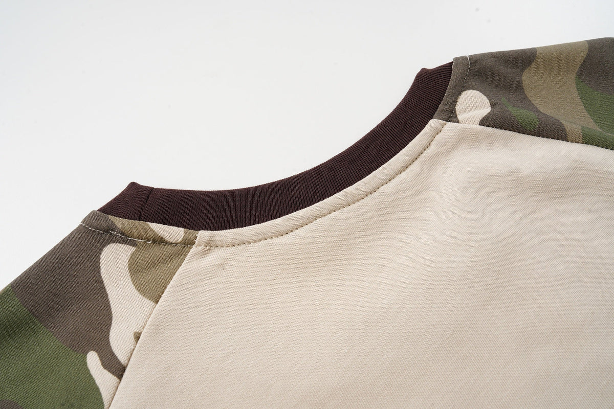 Madxmarx “Never Lose Your Way” Camo Raglan T-Shirt