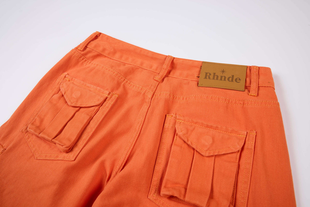 Madxmarx Multi-Pocket Wide-Leg Cargo Pants