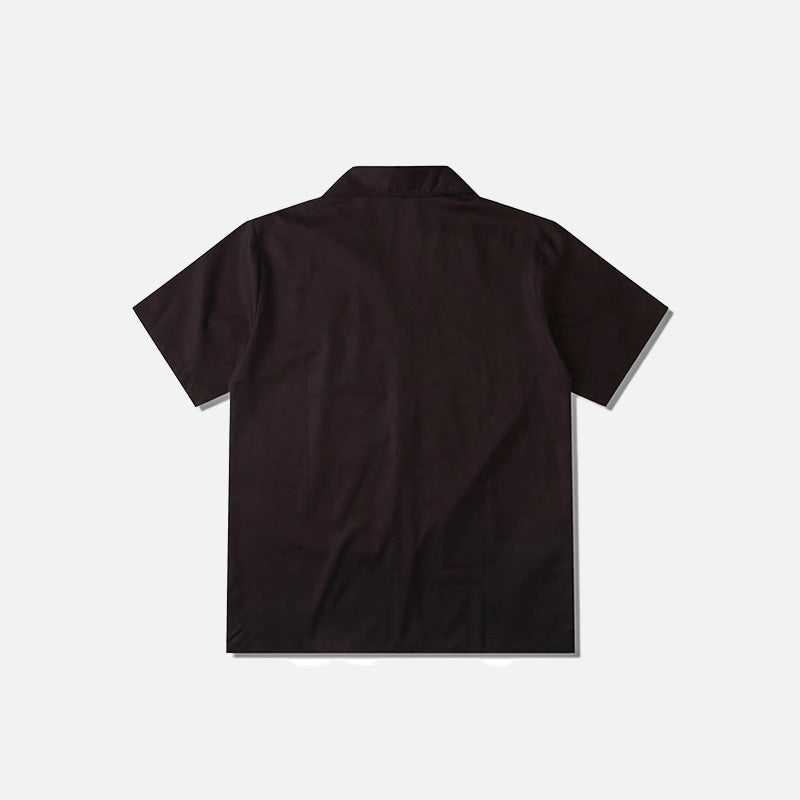 Hand Palm Short Sleeve Polo Shirt