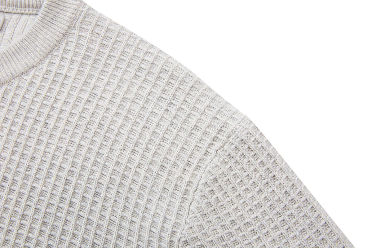 Madxmarx Minimal Knit Short-Sleeve Sweater