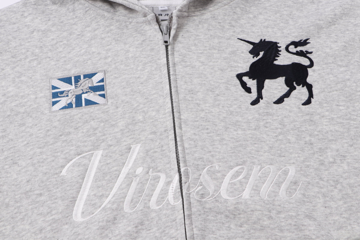 Madxmarx Unicorn Varsity Zip Hoodie