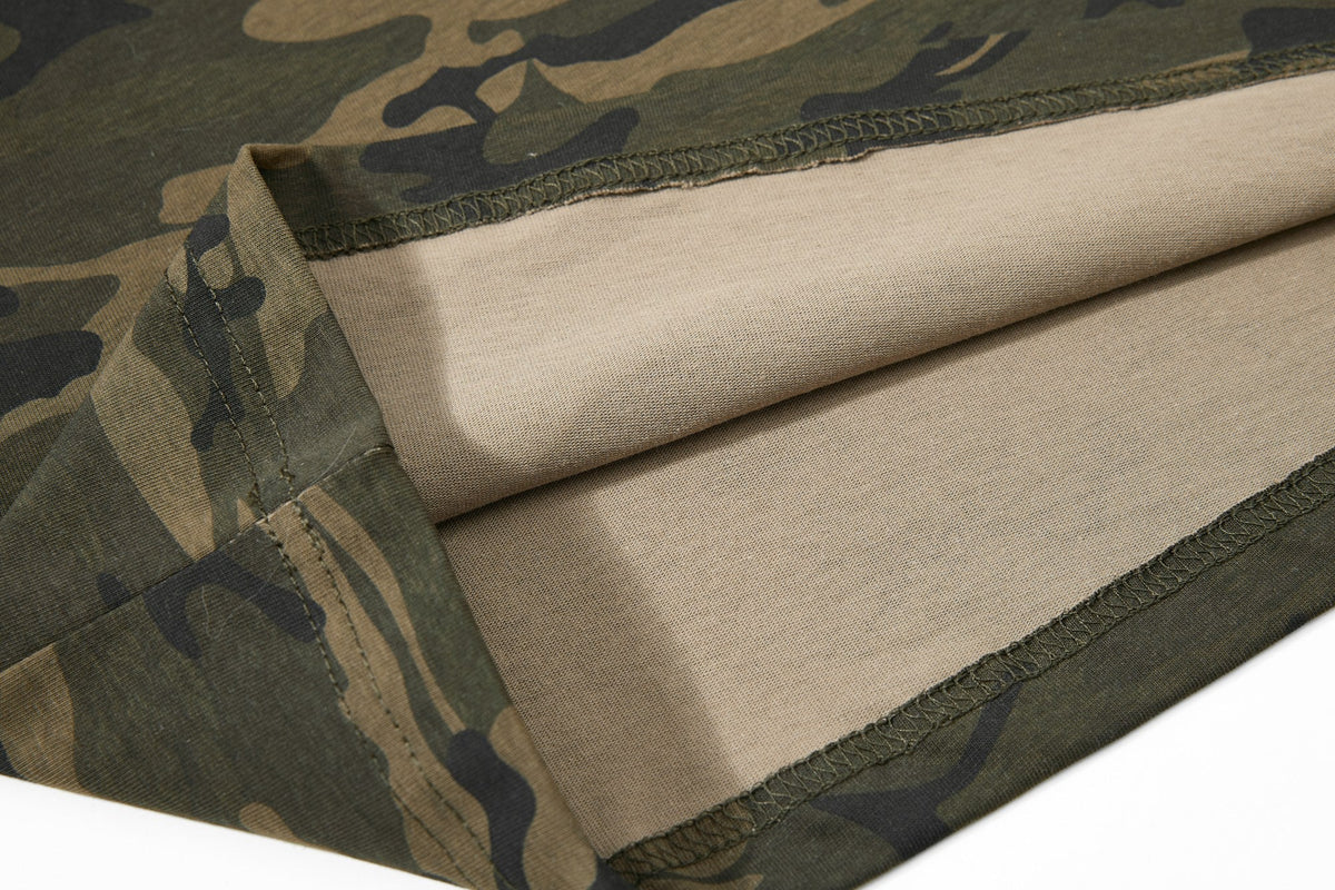 Madxmarx Camo Script Graphic T-Shirt