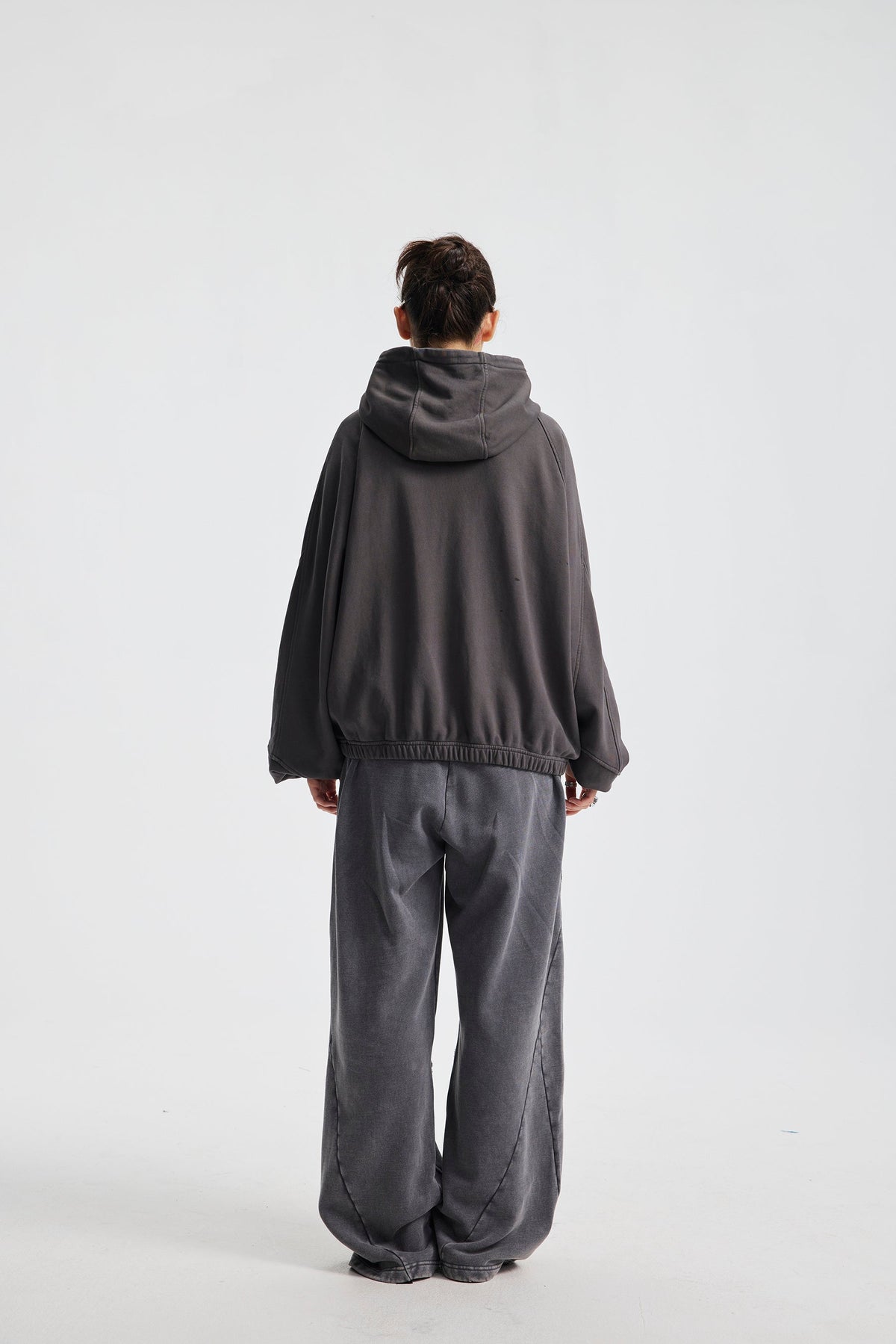 Madxmarx Curved-Seam Full-Zip Hoodie