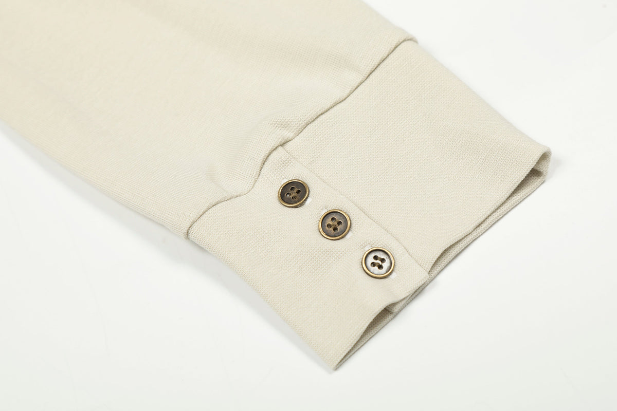Madxmarx Graphic Long Sleeve Henley Tee