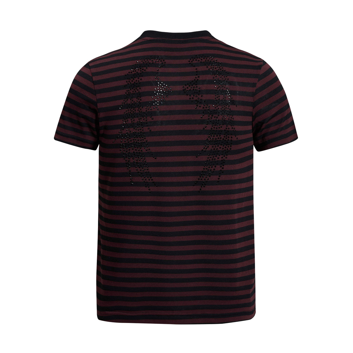 Madxmarx Rhinestone Stripe Tee