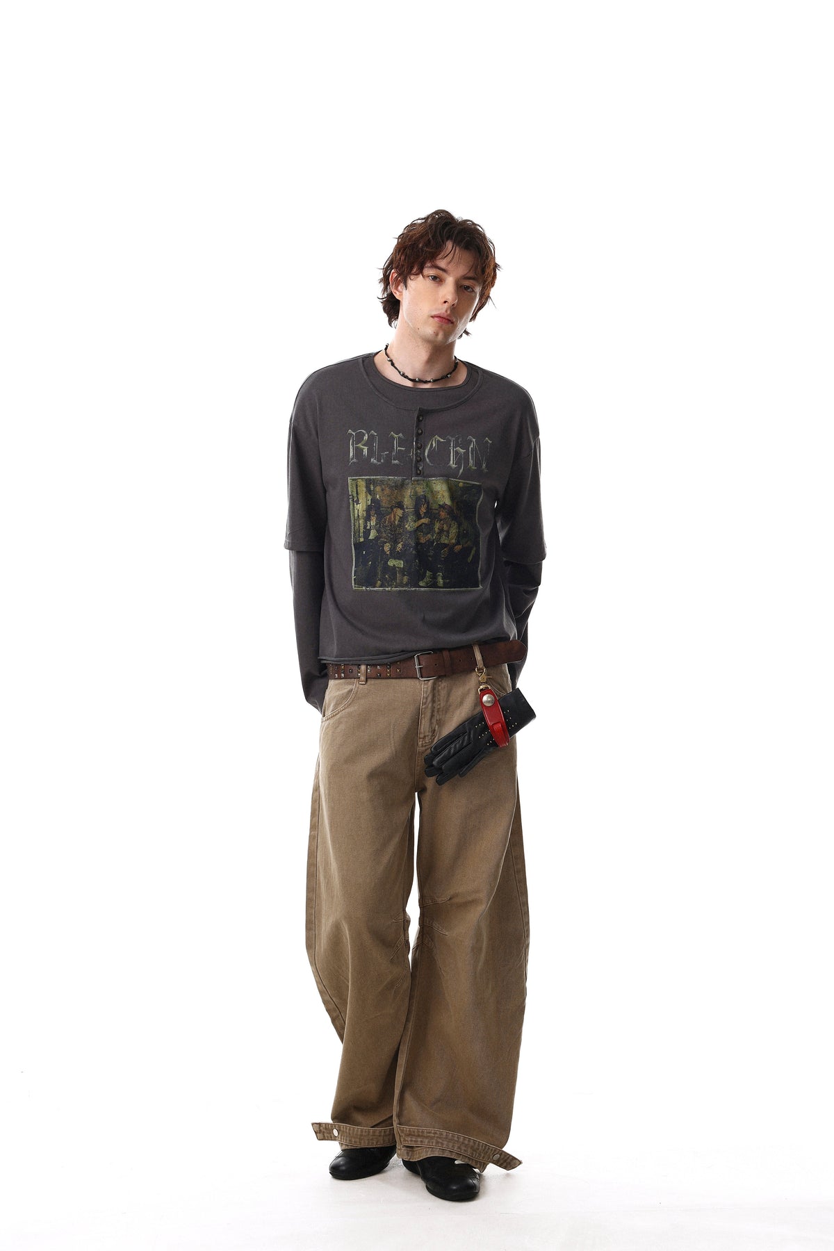 Madxmarx Layered Graphic Long Sleeve Tee
