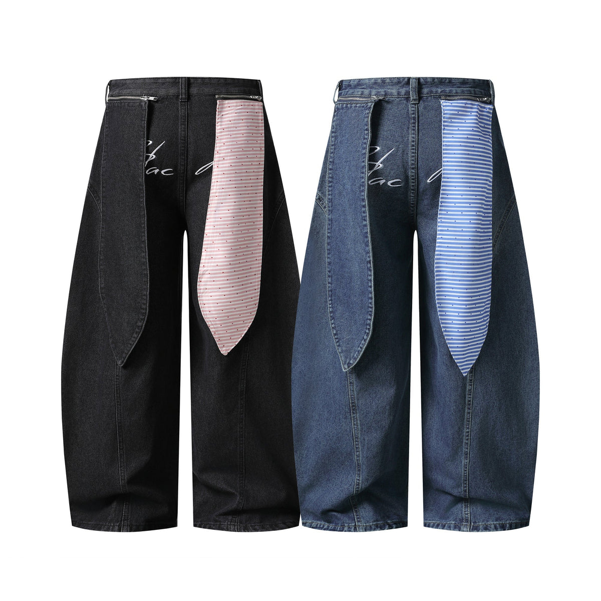 Pantalon en jean à patch étoile Madxmarx