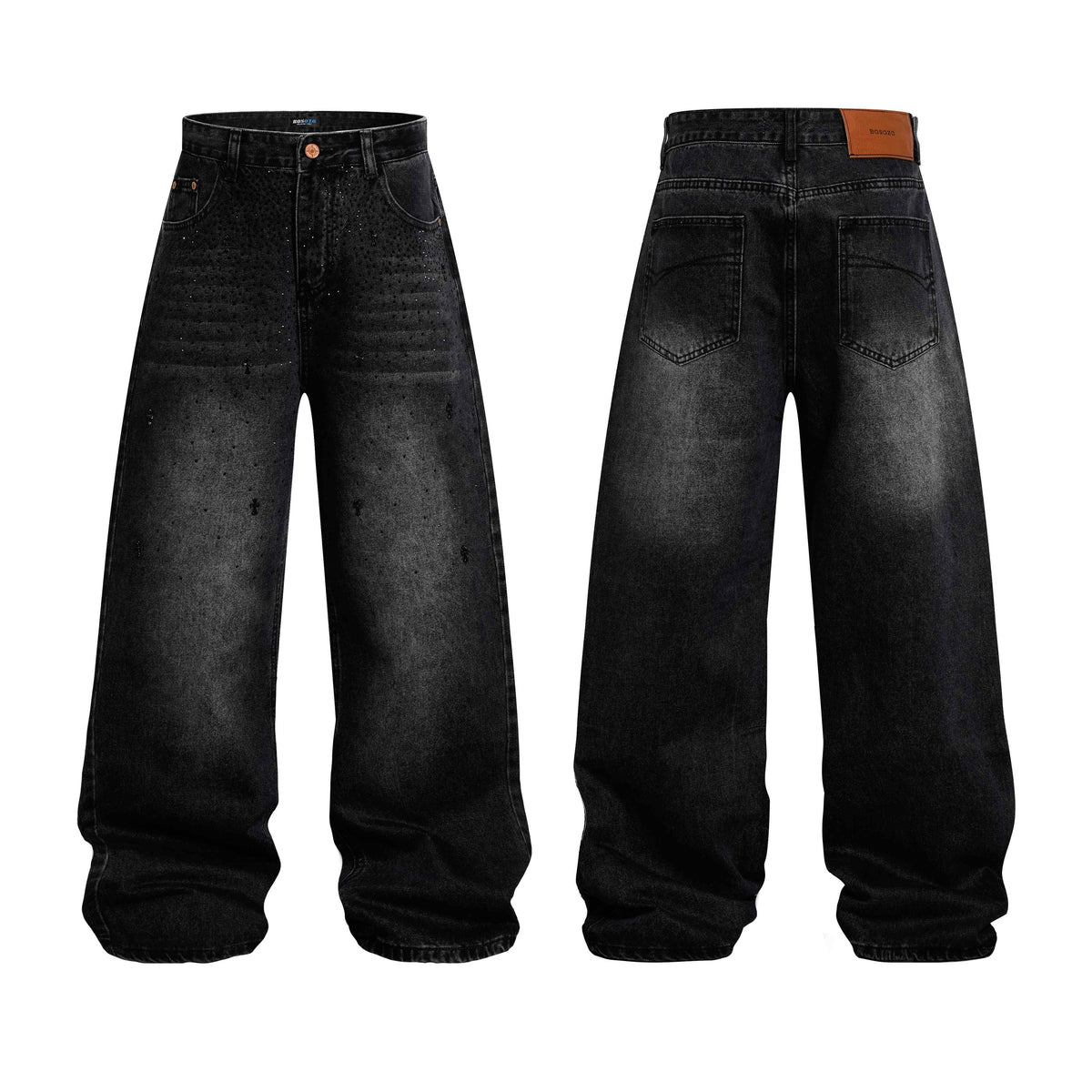 Madxmarx “Jeans de pierna ancha con lavado Stardust”