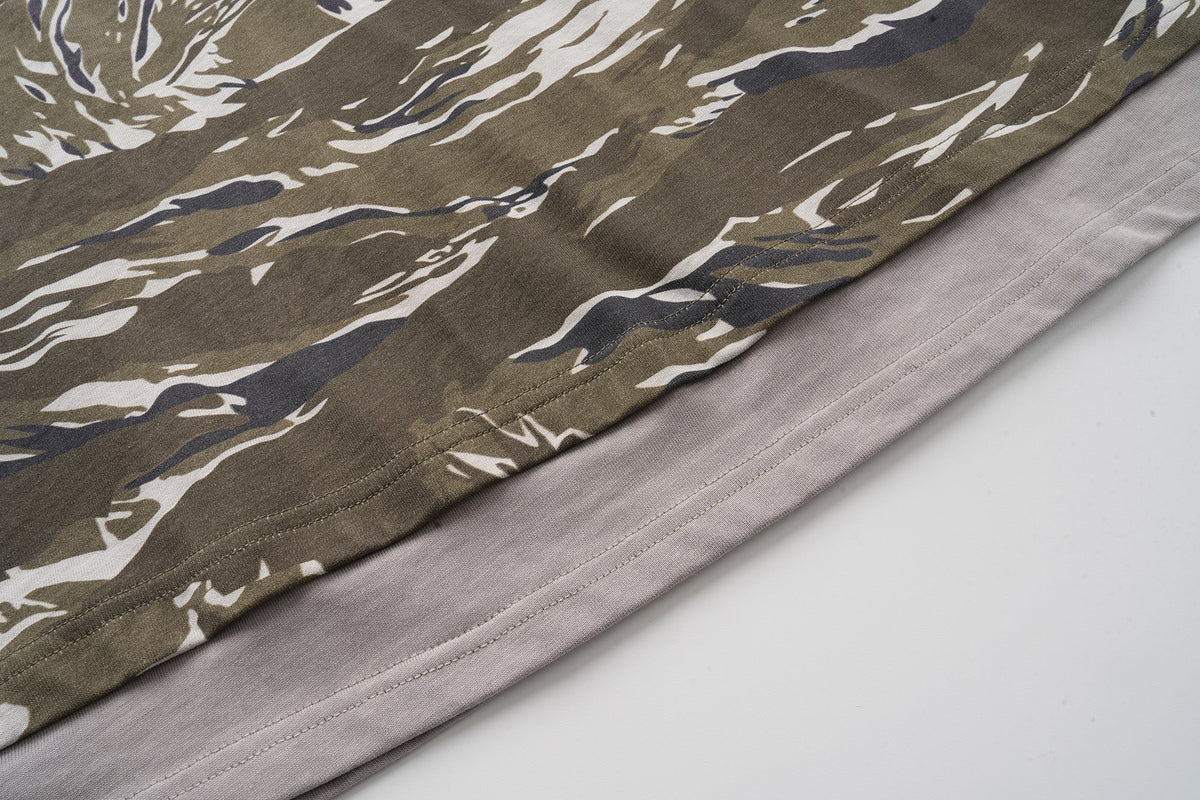Madxmarx Camo Layered Long Sleeve Tee*