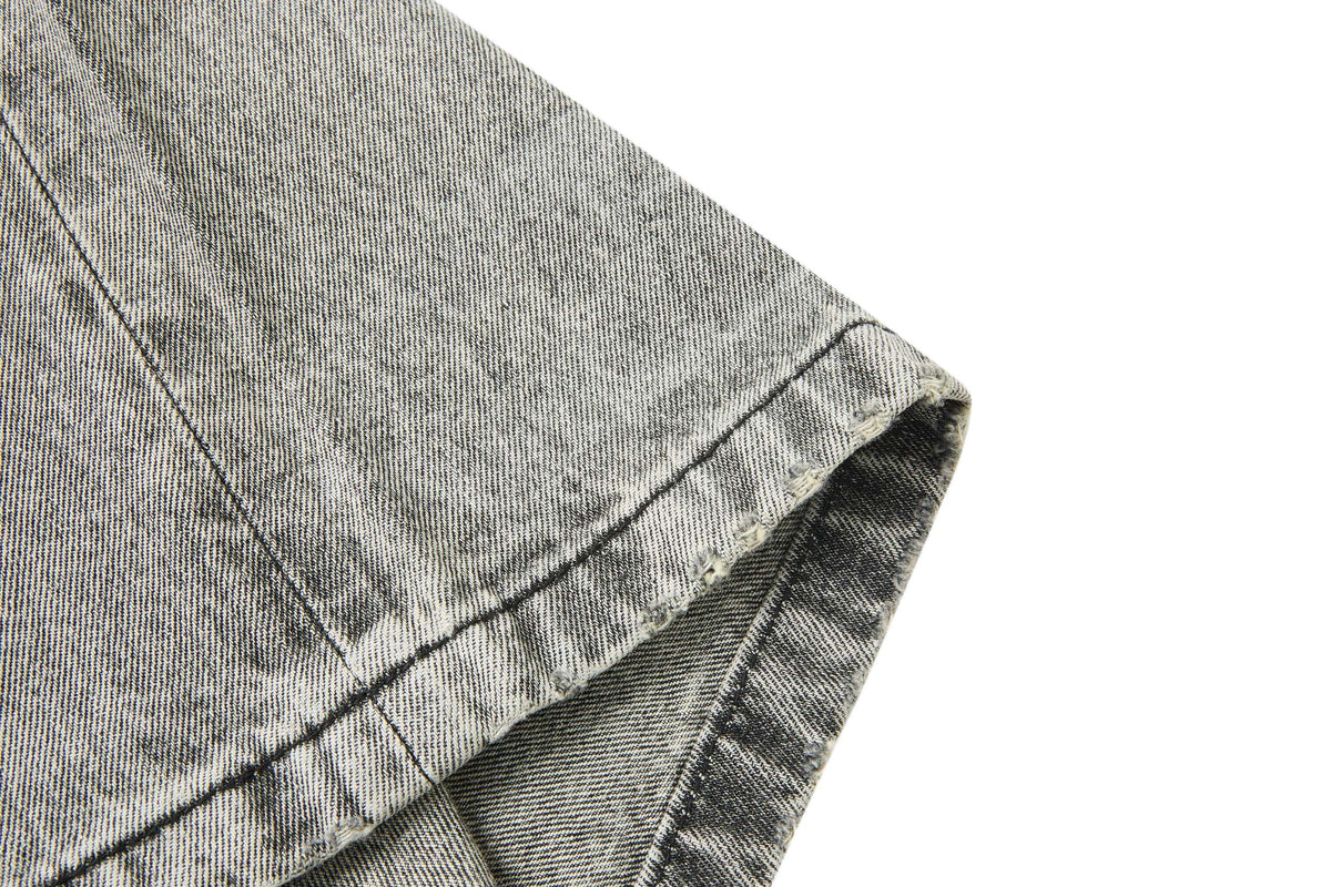 Madxmarx Washed Whisker Wide-Leg Jeans