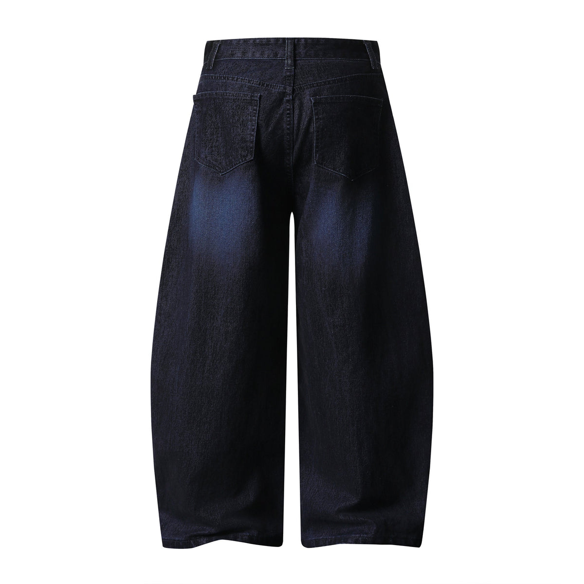 Calça Jeans Wide-Leg Madxmarx Azul Índigo Desbotado