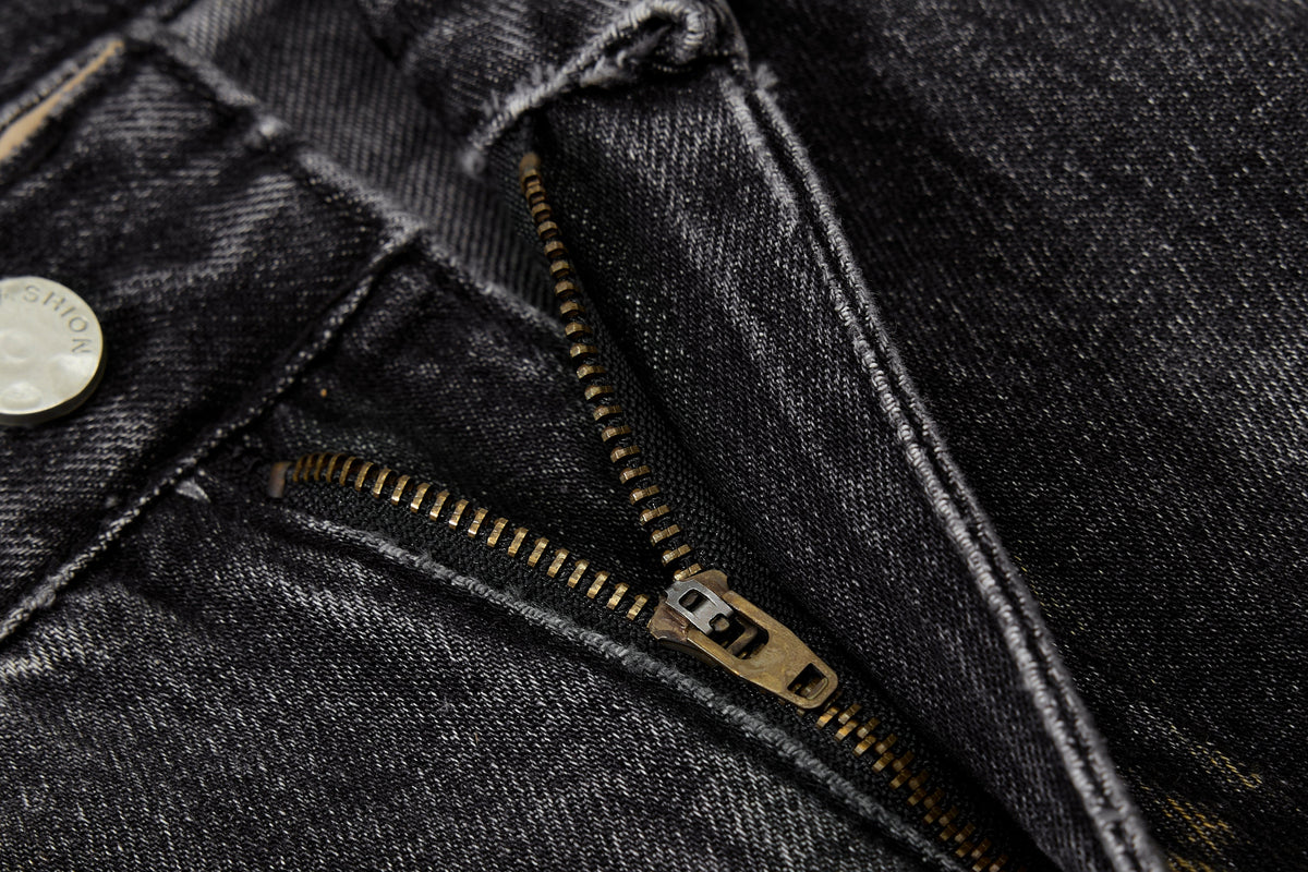 Pantalon en jean incurvé délavé vintage Madxmarx