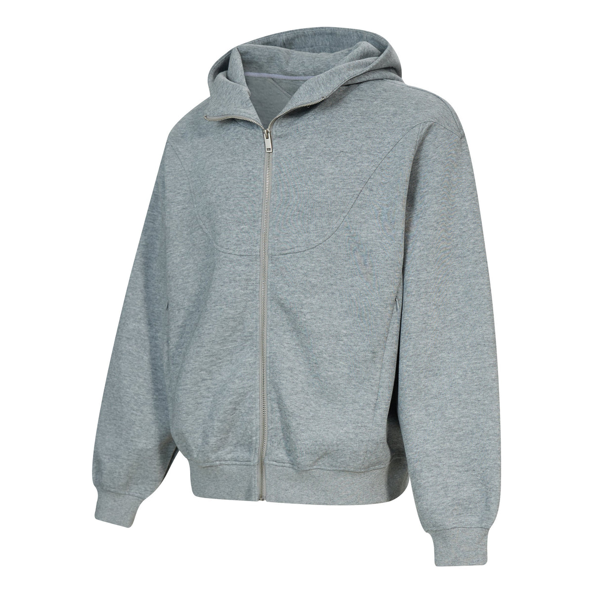 Madxmarx Curved Panel Full-Zip Hoodie