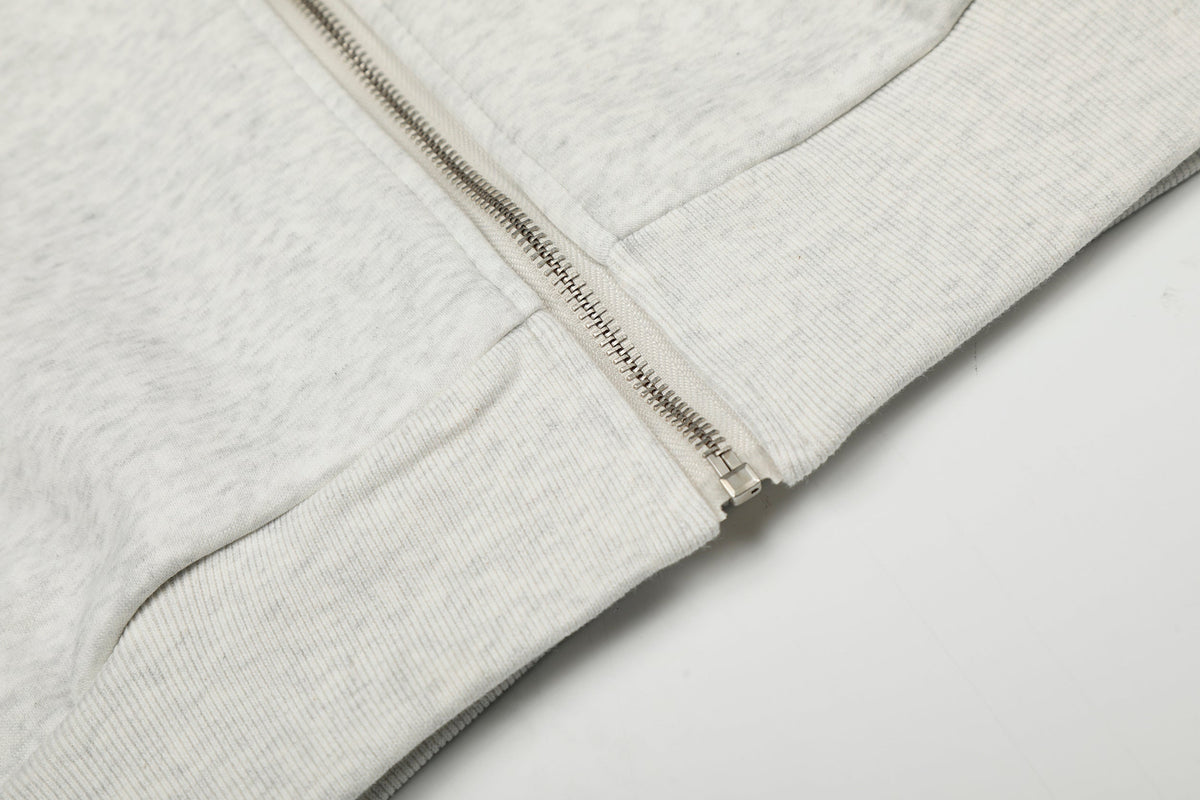 Madxmarx Cross Emblem Zip Hoodie