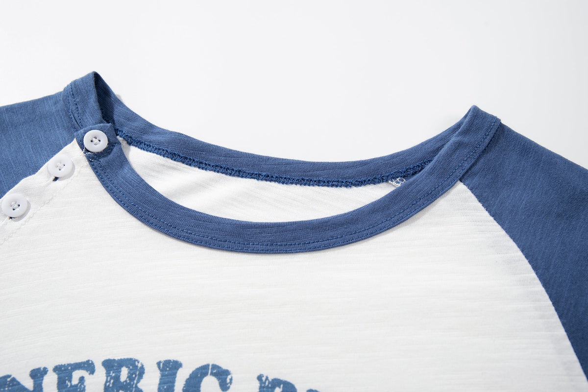 Madxmarx Vintage Eagle Raglan Long Sleeve