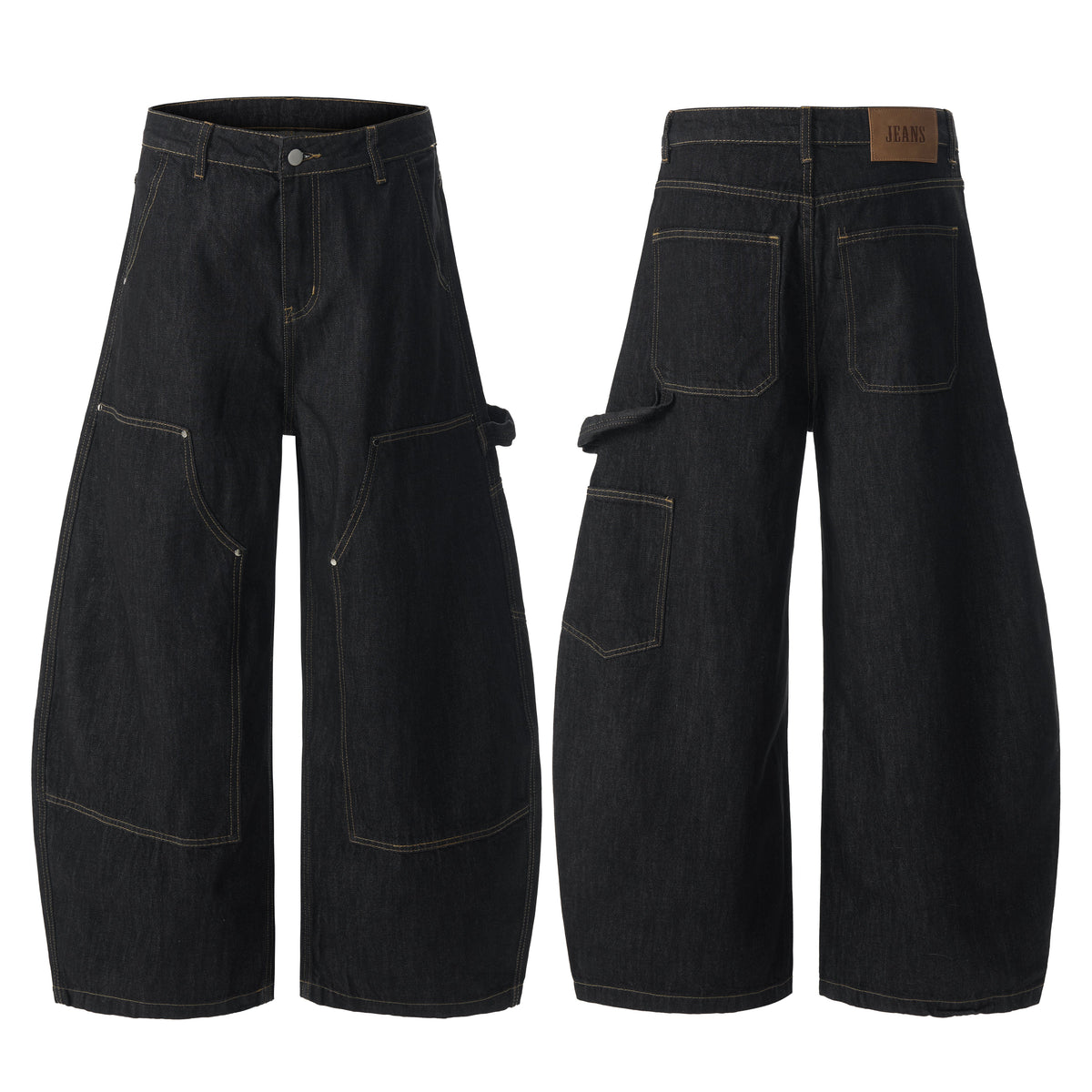 Pantalon large en jean Madxmarx Utility