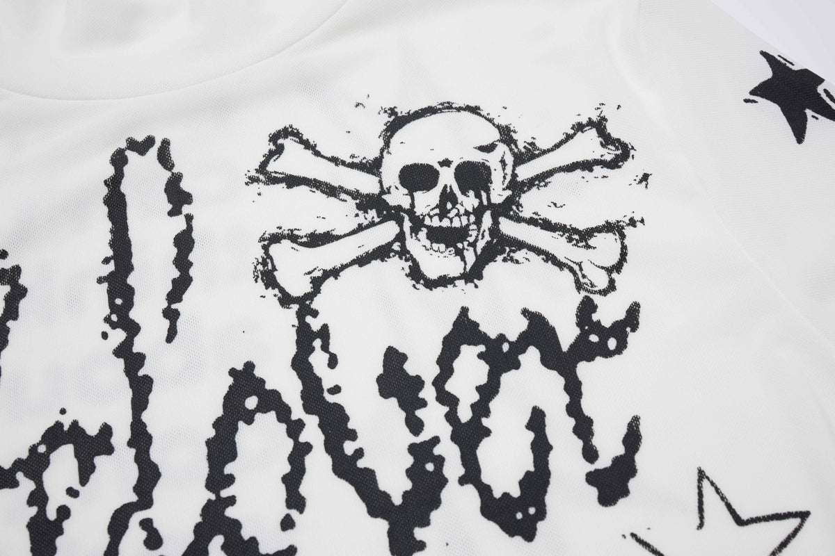 Madxmarx Graphic Long Sleeve Top