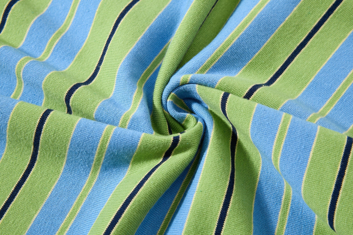 Madxmarx Striped Graphic Layered Polo