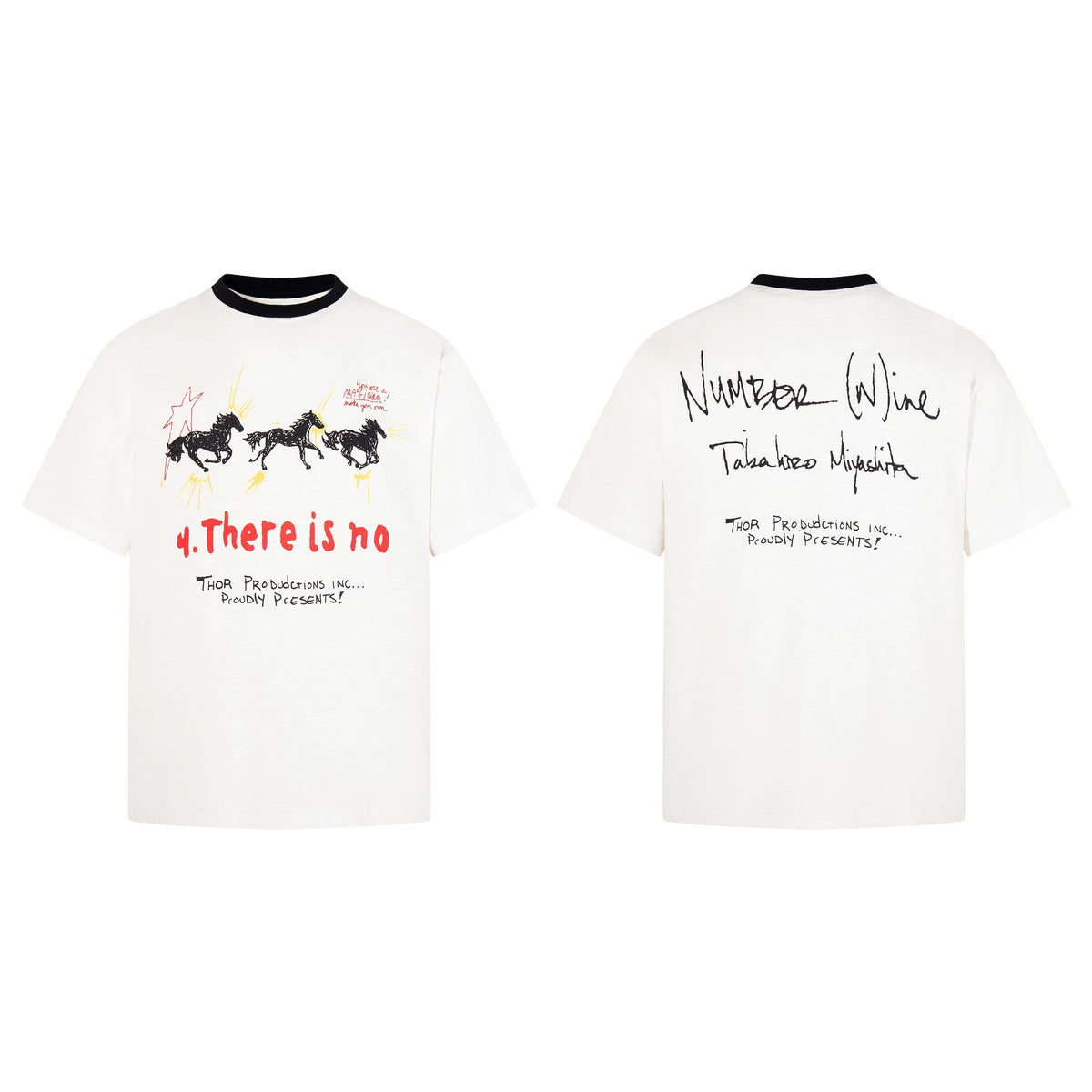 Madxmarx “Number Nine Horses” Graphic T-Shirt