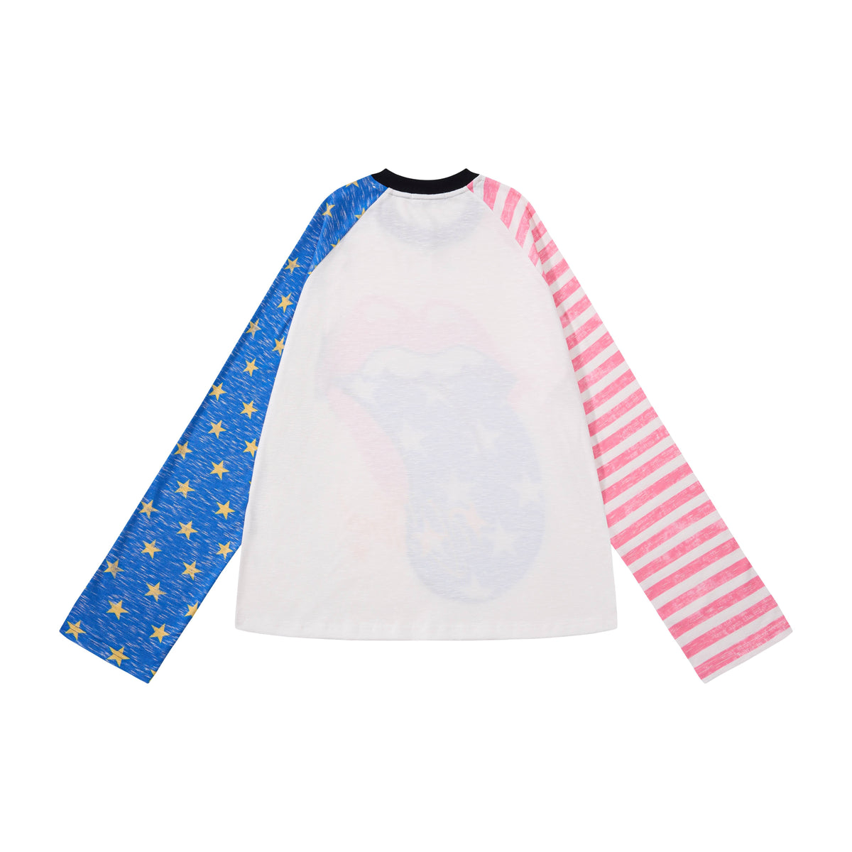 Madxmarx Star Tongue Raglan Long Sleeve Tee