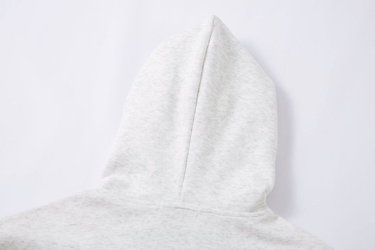 Madxmarx Color-Block Scarf Hooded Zip Jacket