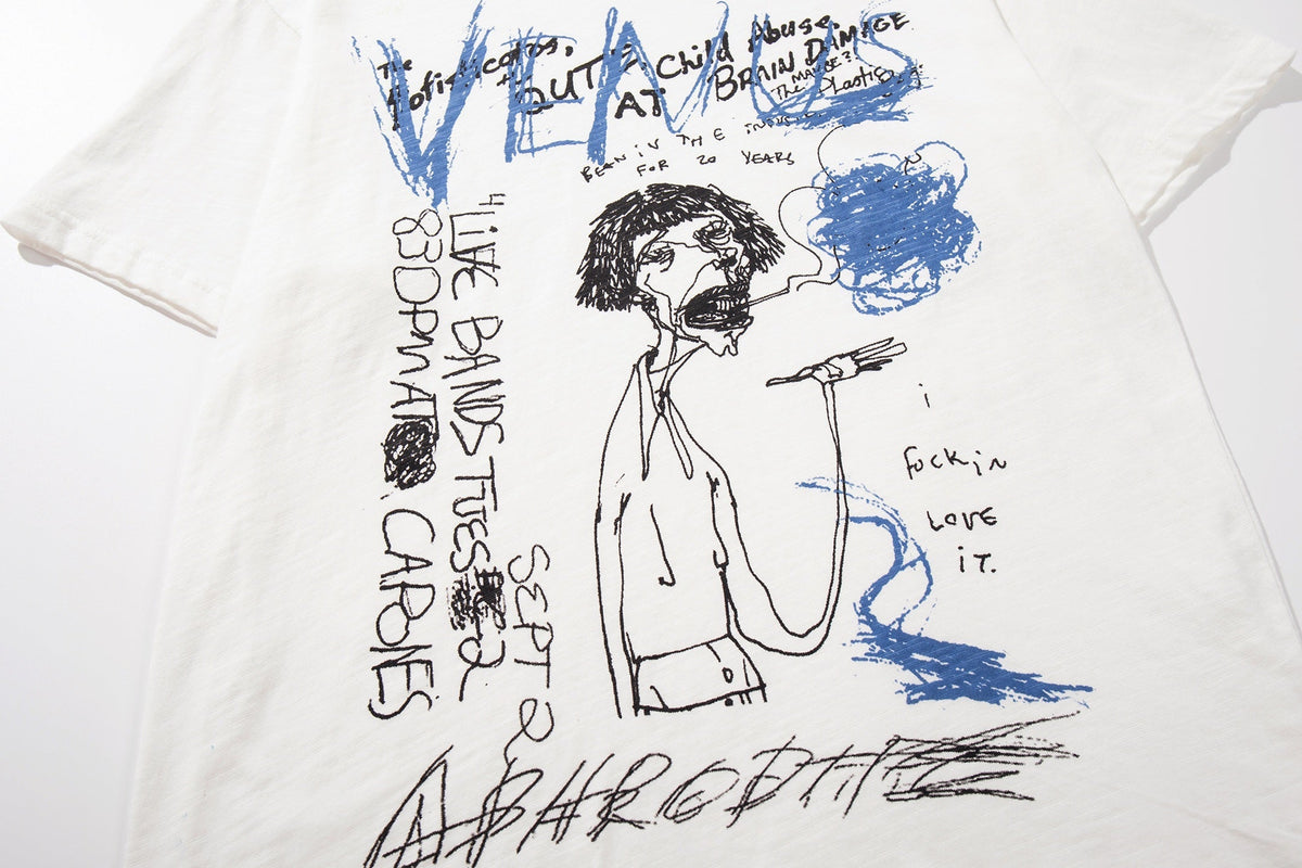 Madxmarx Abstract Sketch Graphic T-Shirt