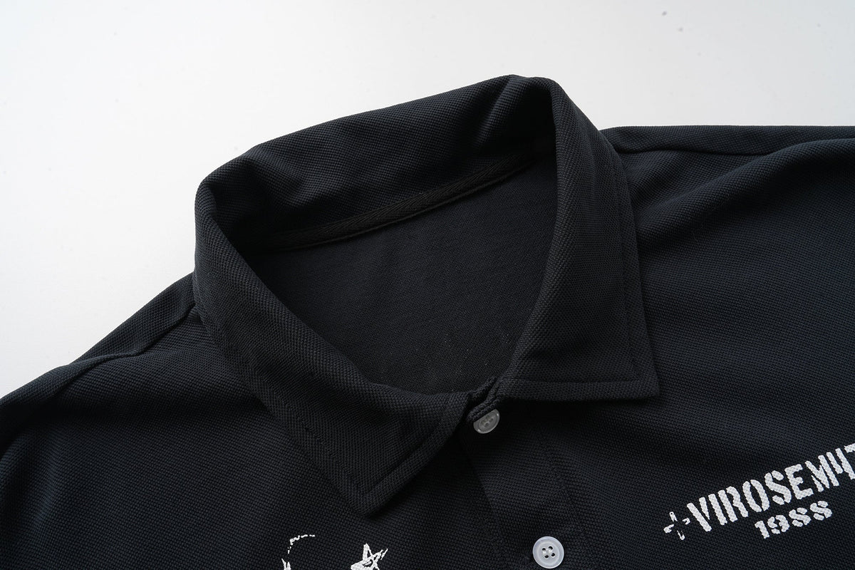 Madxmarx Layered Star Polo Tee