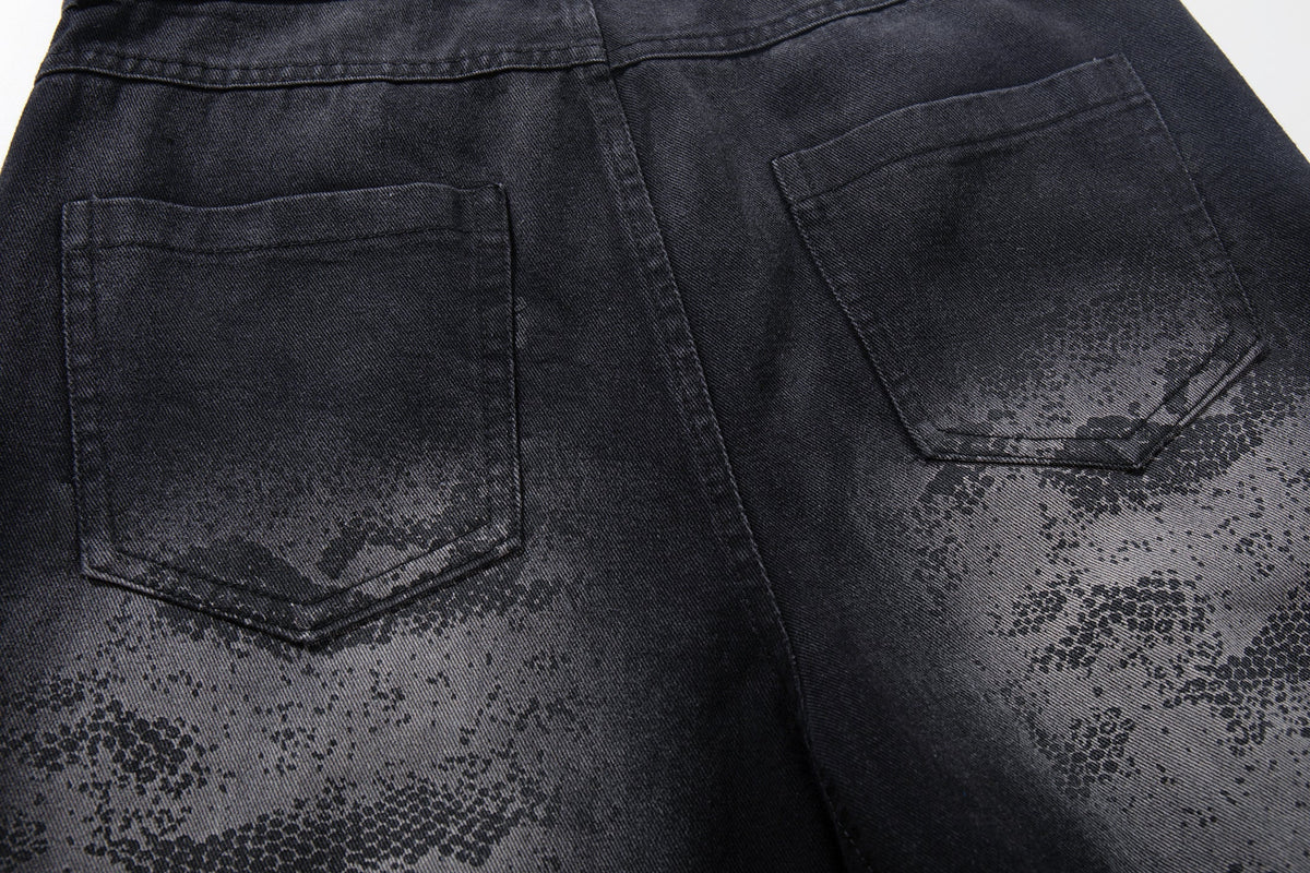 Pantalon large à motif camouflage Shadow Madxmarx