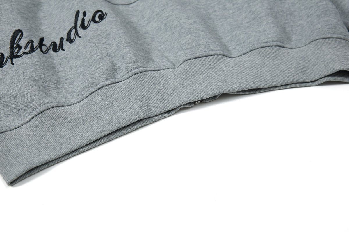Madxmarx Curved Panel Full-Zip Hoodie