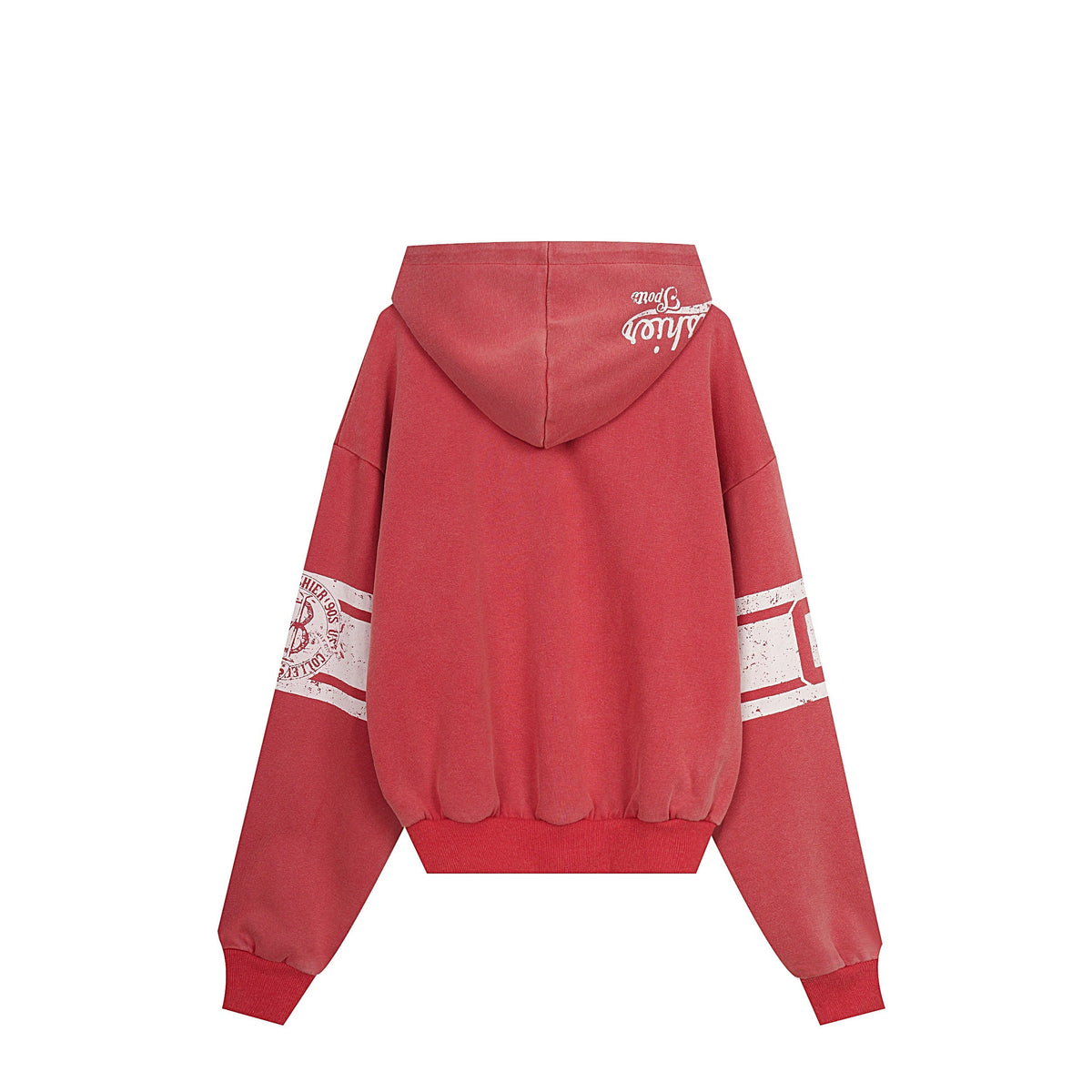 Madxmarx Varsity Graphic Zip-Up Hoodie