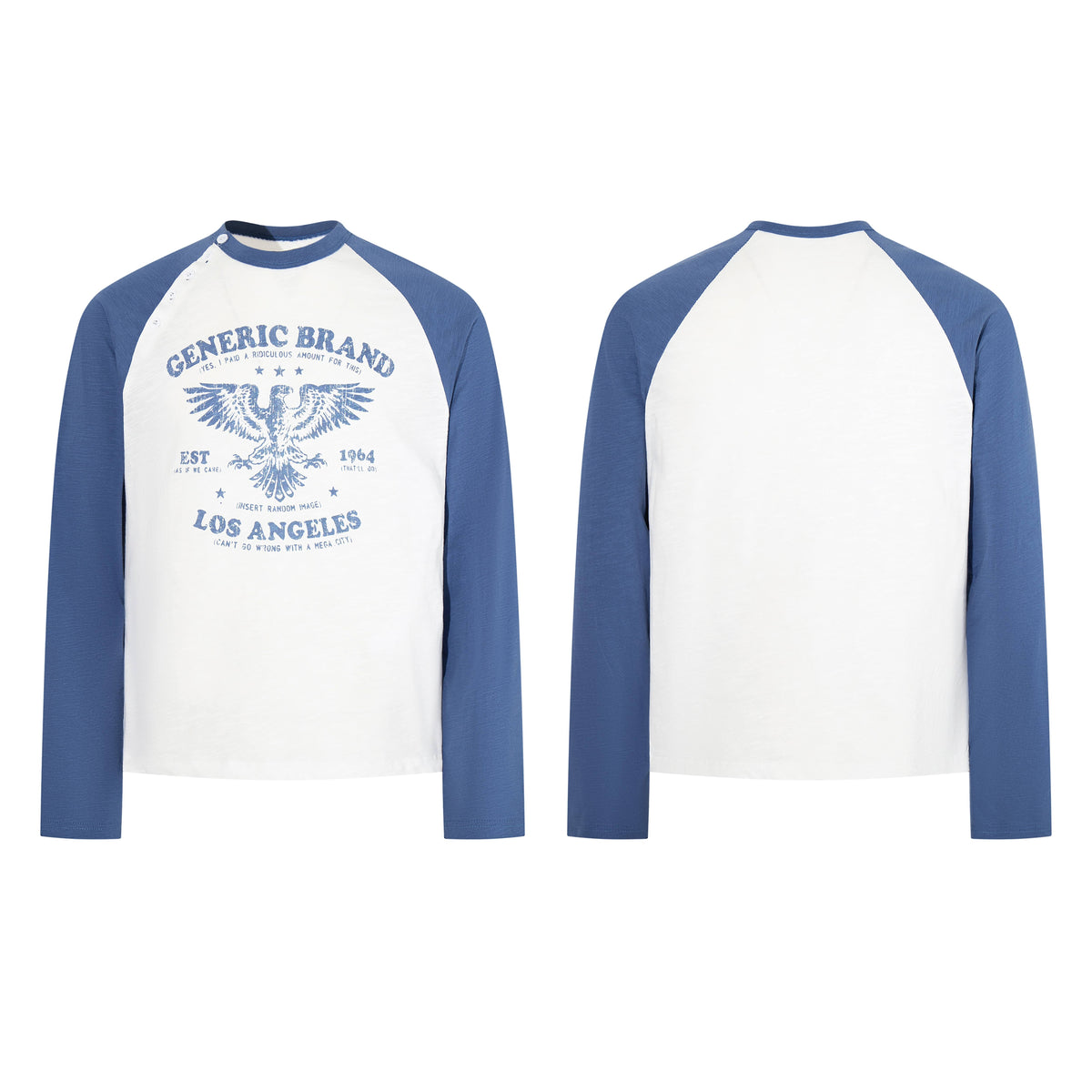 Madxmarx Vintage Eagle Raglan Long Sleeve