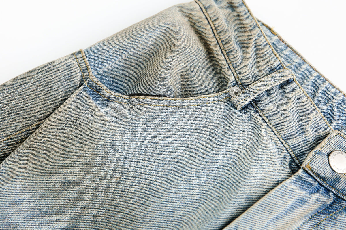 Pantalon en jean délavé Madxmarx