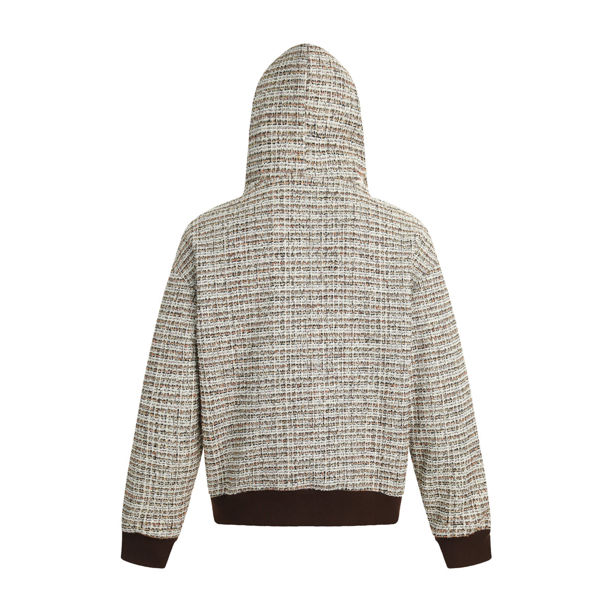 Madxmarx Textured Knit Hooded Sweatshirt