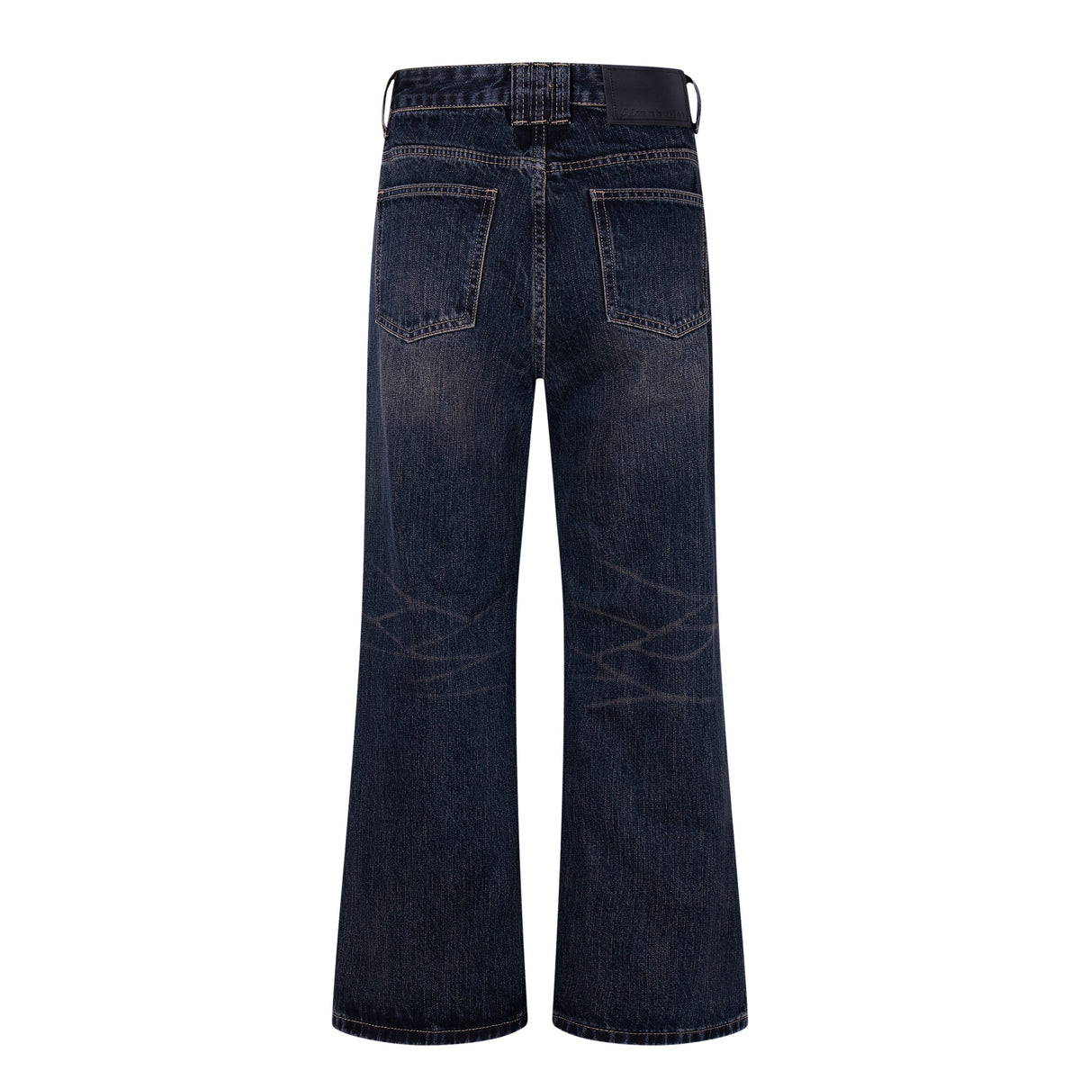 Madxmarx Vintage Button-Fly Wide-Leg Jeans