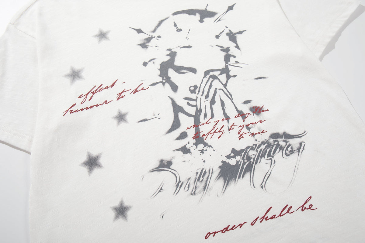 Madxmarx “Silent Prayer” Graphic Tee
