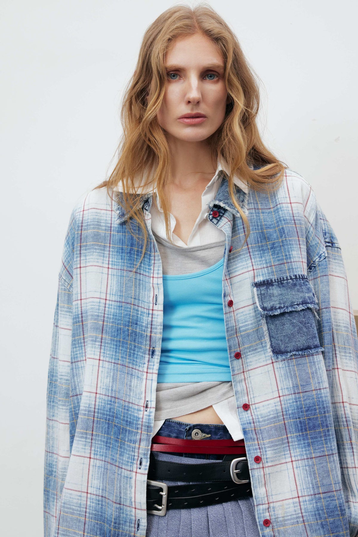 Madxmarx Vintage Plaid Flannel Shirt