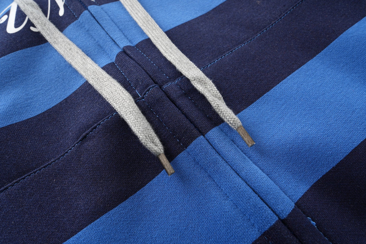 Madxmarx Striped Zip Hoodie
