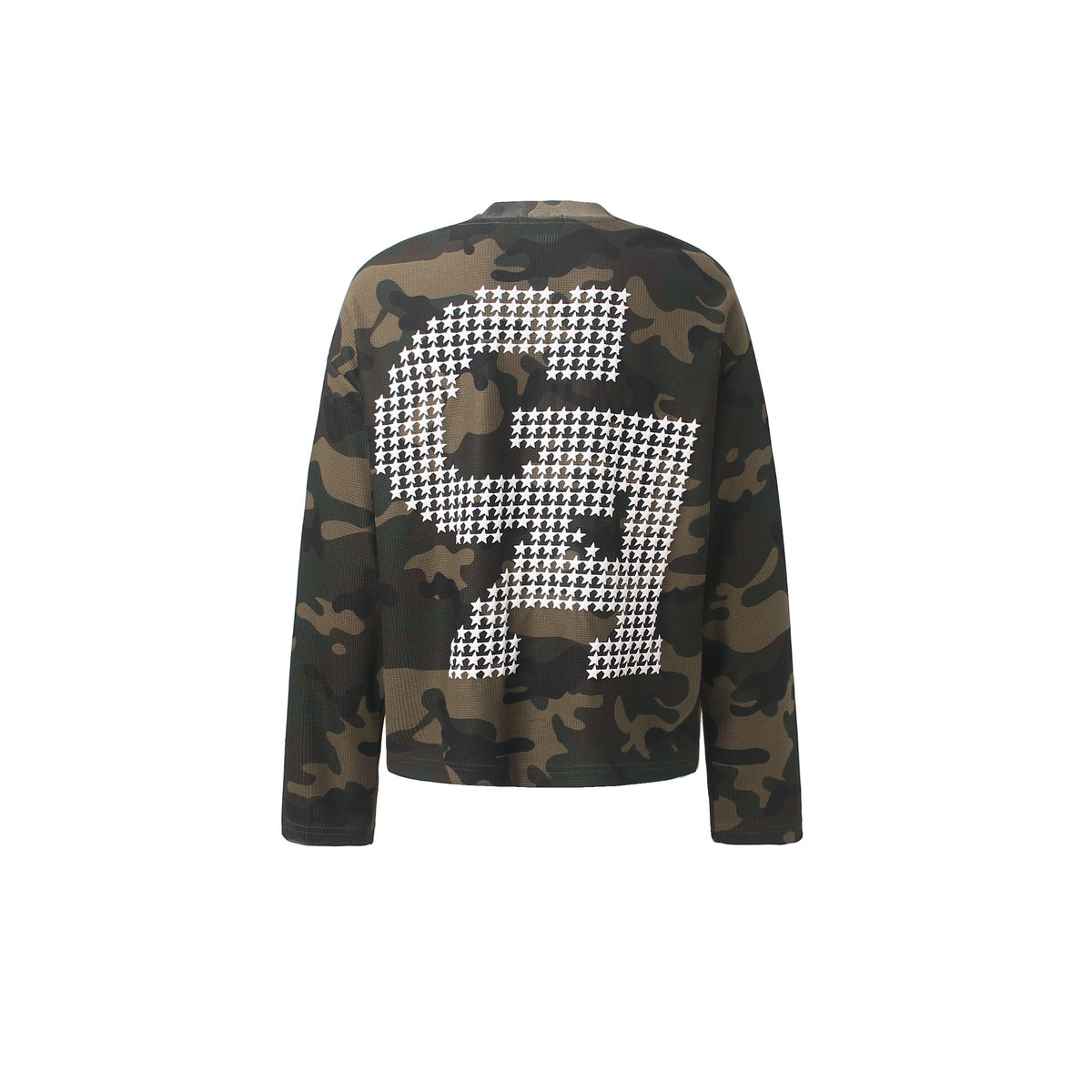 Madxmarx Camo Graphic Long Sleeve Tee