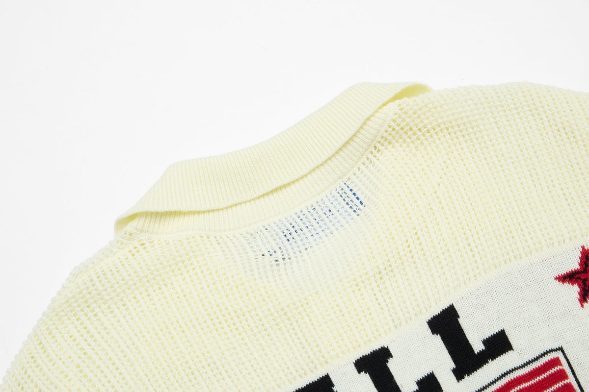Madxmarx “Varsity Knit Polo”