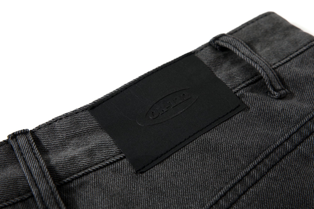 Jean cargo incurvé délavé et effiloché Madxmarx