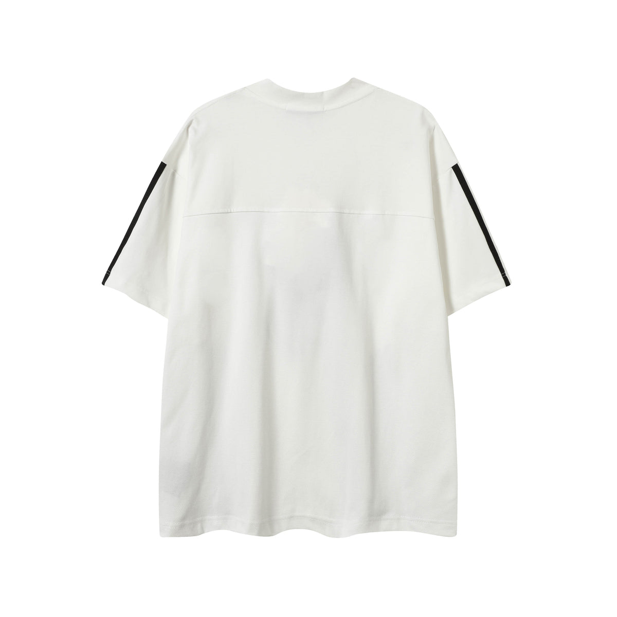 Madxmarx Split Stripe V-Neck Street Tee